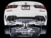 AWE Resonated Touring Edition Exhaust for G2X M340i / M440i - Chrome Silver - Mounted